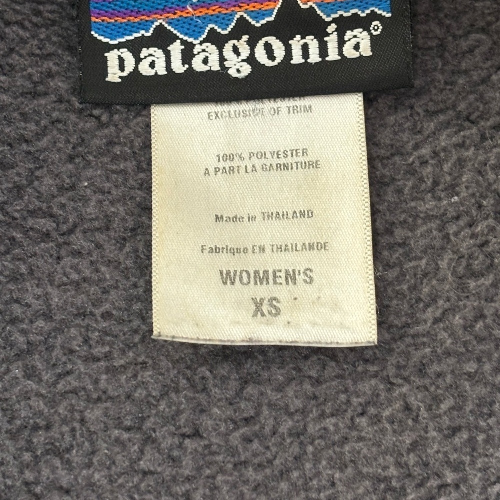 Patagonia Better Sweater Hoody XS Gray Full Zip Fleece Jacket - Picture 5 of 5